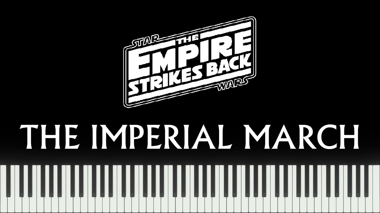 Star Wars 5 - The Imperial March (Piano Version) - YouTube