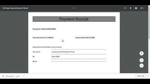 Payment Receipt Odoo, Invoice Receipt Odoo