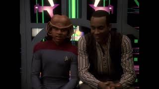 Star Trek DS9  In the Cards  Weyoun interrogates Jake and Nog