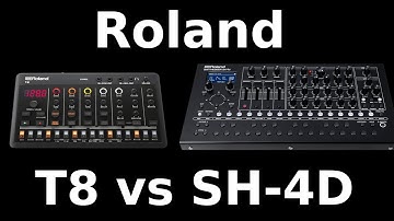 Roland SH-4D vs T8: 8 Step Kick & Bass Sequence Showdown