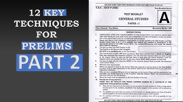 12 KEY TECHNIQUES FOR UPSC CSE PRELIMS - PART 2 | 2021 | J.Sivarajarajendran | Minds Of Aspirants