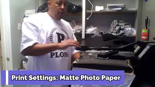 HOW TO PUT PICTURES ON T-SHIRTS **Using the best Heat Transfer Paper** screenshot 2