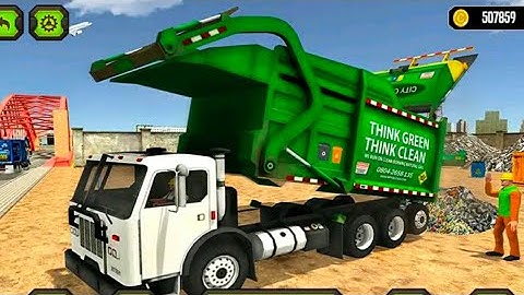 Trash Dump Truck Driver 2021 -Trash Truck Simulator #4 - Android Game -PK GAME TV