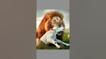 Lion attack on a baby cow 😭 #cow #lion #animals #animalbattle #motherslove #unity #wildlife #pets