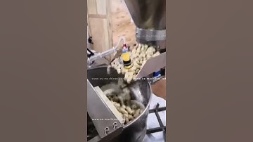 Automatic peanut granule bag vertical form fill seal packing machine testing video