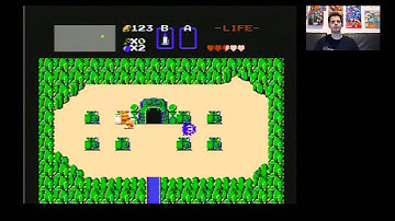 The Legend of Zelda (NES) No Sword 1st Quest with Mike Matei