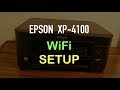 Epson XP 4100 WiFi Setup, Home / Office Network !!