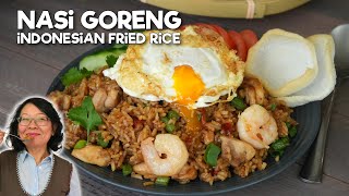 Nasi Goreng Indonesian Fried Rice  The National Dish  Using Shrimp Paste !