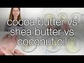 Cocoa Butter vs. Shea Butter vs. Coconut Oil: How are they different?