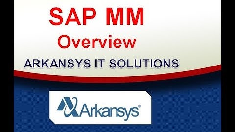 SAP MM ONLINE TRAINING | MM VIDEOS TRAINING | MM LIVE DEMO