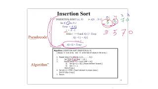 Information 2/Insertion Sort algorithm (In Arabic) News