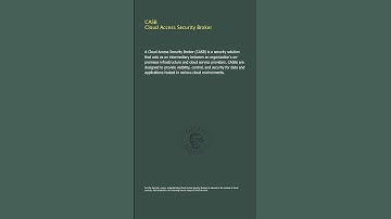 CASB - Cloud Access Security Broker - Security+