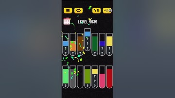 Water Sort puzzle level 5939