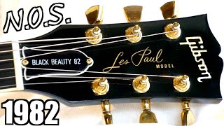 I Found a 'Brand New' Vintage Guitar! | 1982 Gibson Black Beauty 82 Les Paul Standard Review  Demo