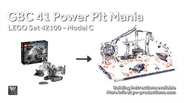 GBC 41 Power Pit Mania - (FREE*) Building Instructions Alternate Build - 42100 Liebherr R 9800