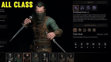 All Classes in Dungeonborne Game