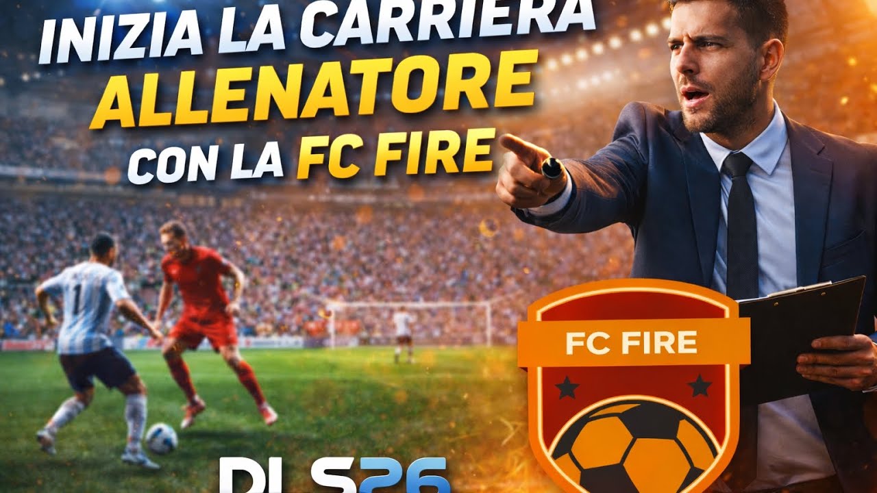 INIZIA LA CARRIERA SU DLS26 CON LA SQUADRA CREATA DA ME L'FC FIRE EP.1