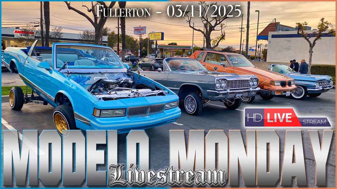 Low Class Ruidoso Modelo Monday Cruise Night LIVE! 🚗💨 | Fullerton, CA Lowriders & Classic ...