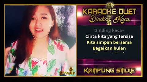 Dinding kaca karaoke duet smule no vocal cowok (Gerry Mahesa Tasya rosmala)