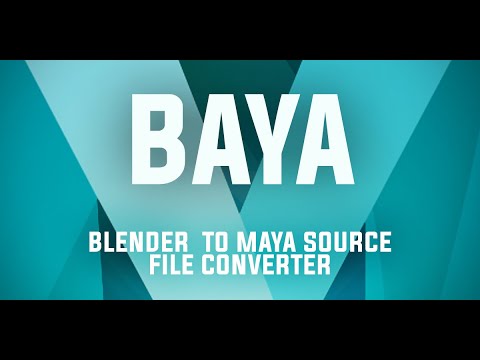 Blender to Maya -