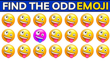 Find the odd emoji one out | emoji challenge | brain teaser | 97%fail