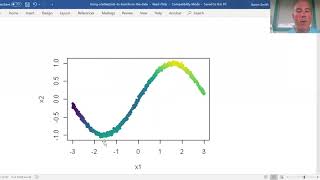 Using scatterplots to transform the data