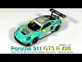 Unboxing MiniGT 1:64 Porsche 911 GT3 R #27 - 2023 FIA GT World Cup