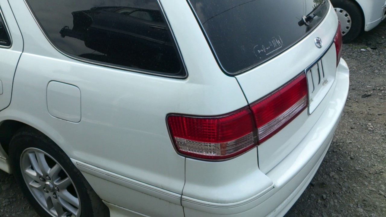 Видео-тест автомобиля Toyota Mark II Wagon Qualis (белый, 5S-FE, 2000г., SXV25-0011629)