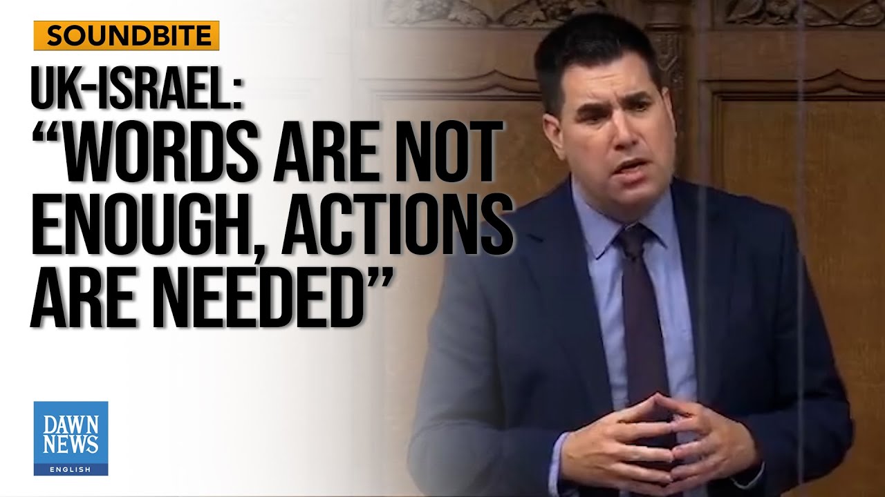 UK MP Burgon Demands Sanctions on Israel Like Those on Russia | Dawn News English