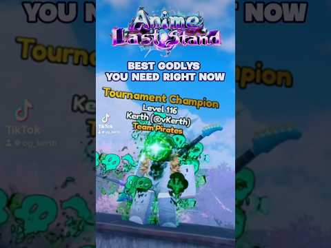 THESE GODLYS ARE BROKEN Anime Last Stand Roblox Animelaststand Als 
