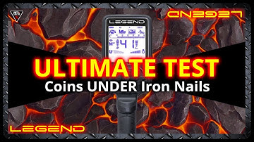 NOKTA LEGEND DETECTOR **ULTIMATE TEST** (Coins UNDER Iron Nails) PASS or FAIL? METAL DETECTING