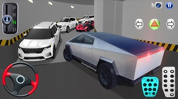 New Cybertruck car Stuck in Parking Garage - 3D Driving Class 2025 - 3D Driving Class Game -Car Game