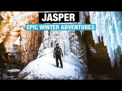 Jasper, Alberta | EPIC WINTER ADVENTURES | Maligne Canyon, Skiing & More!
