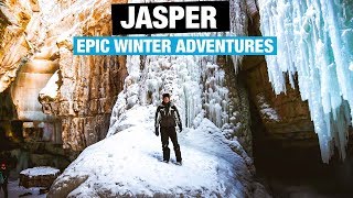 Jasper, Alberta | EPIC WINTER ADVENTURES | Maligne Canyon, Skiing & More!