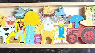 Learn ABCs with Farm Toys! 🚜 Backyard Buddies Alphabet Puzzle