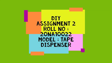 DIY Assignment 2 20NA10022