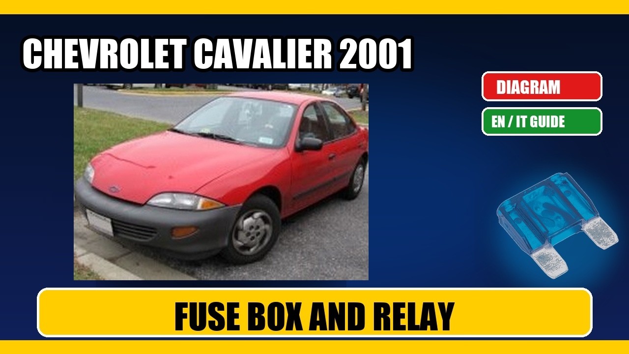 Fuse box location and diagram: chevrolet cavalier 2001 - Schema fusibili