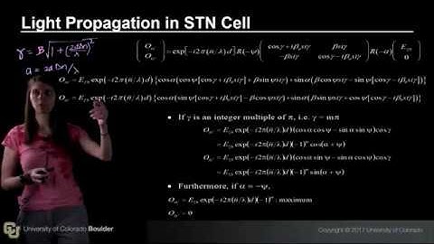 Super Twisted Nematic Cell