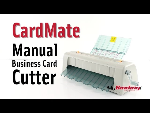 Coverbind CardMate Manual Business Card Cutter