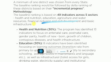 UPSC IAS Exam-Government Schemes for Prelims 2019-20-Aspirational district