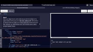 FreeCodeCamp Building a magazine 5