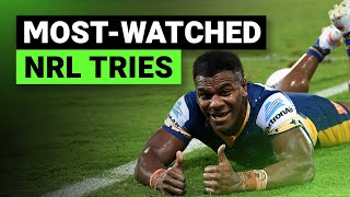 Most-watched tries in the 2021 NRL season