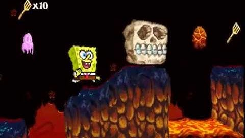 SpongeBob SquarePants SuperSponge (PSX) (Part 10/25) Lava Fields