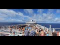 Crossing the equator on norwegian star cruise ship