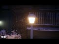 Winter wind relaxing sounds at night streetlight focus   ambience haven