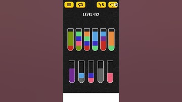 【Water Sort Puzzle】 Level 452