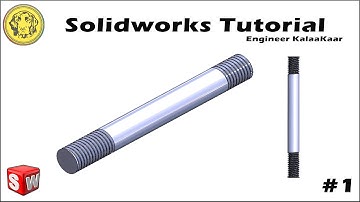 Solidworks Tutorial for Beginners | " CYLINDER PIVOT SHAFT  " | Solidworks Tutorials | Part 11