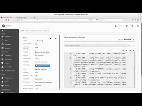 Integrating Red Hat Satellite With Red Hat Ansible Tower