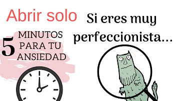 ¿Qué temen los perfeccionistas?