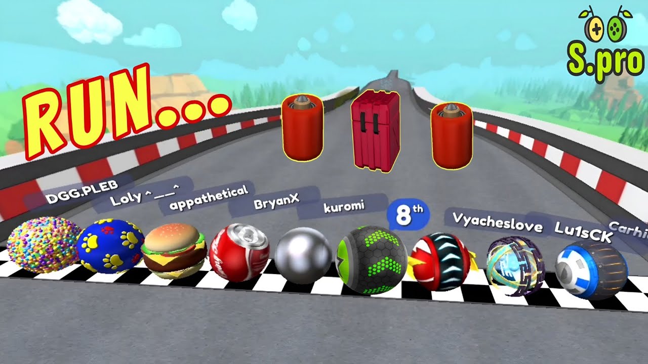 Going Balls - Speedrun Epic Race 280 ᯓ⚽︎ #goingballs #gameplay #marblesrace